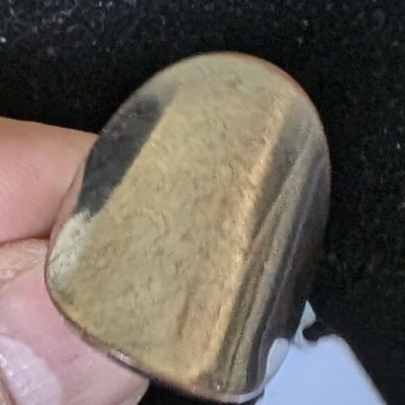 Vintage silverplate large face ring - Picture 1 of 6